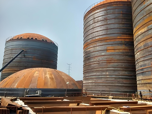 赵西垸林场焦粉钢板仓